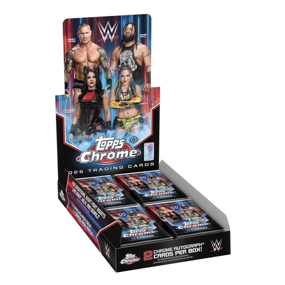 2026 Topps Chrome WWE Hobby Box